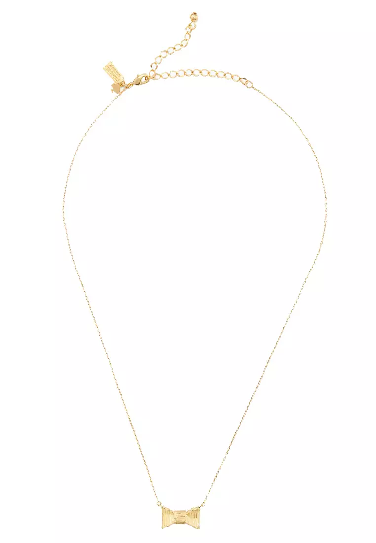 Buy Kate Spade Kate Spade All Wrapped Up Mini Pendant Necklace in Gold ...