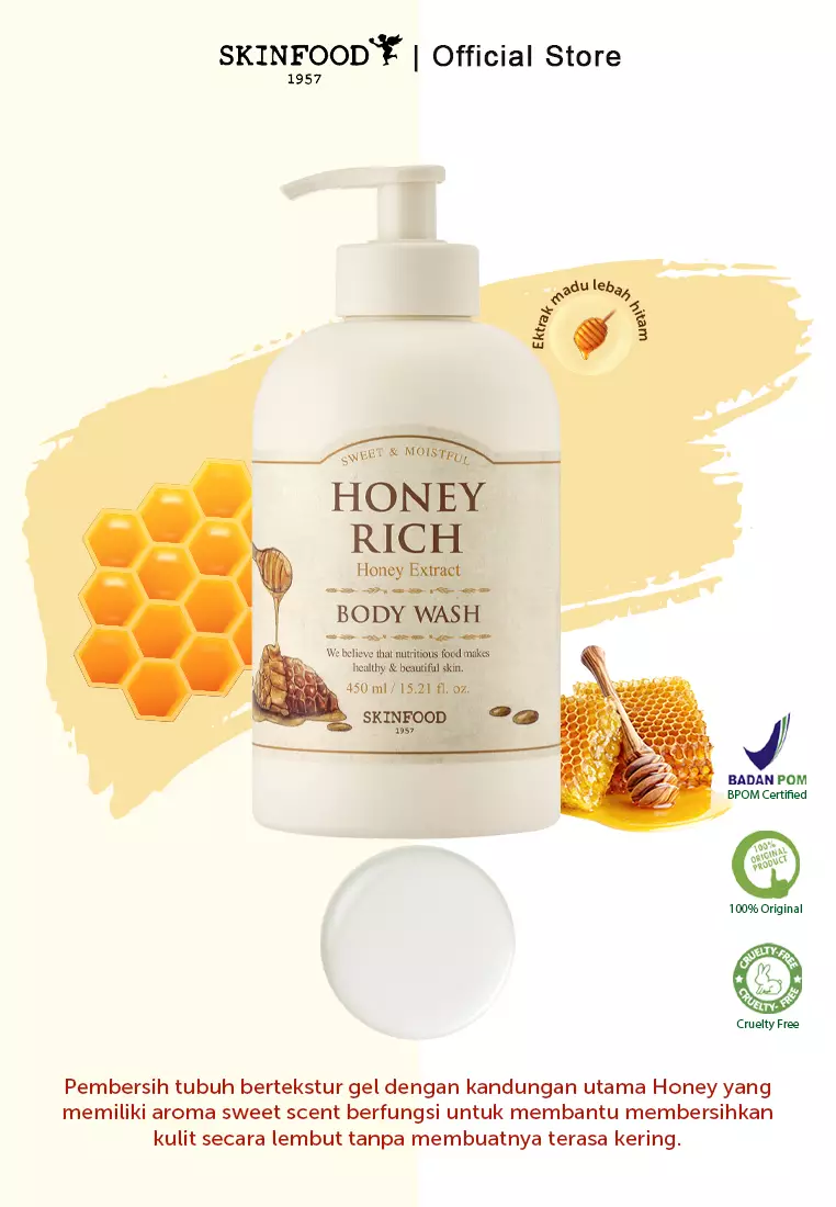 SKINFOOD - Honey Rich Body Wash