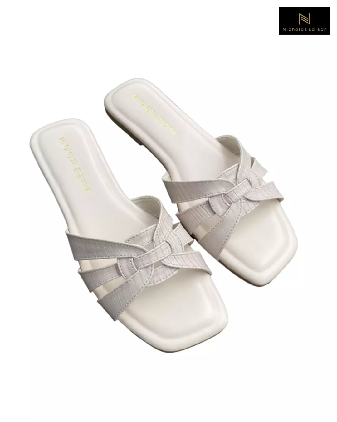 Nicholas Edison Sandal Costa Cream