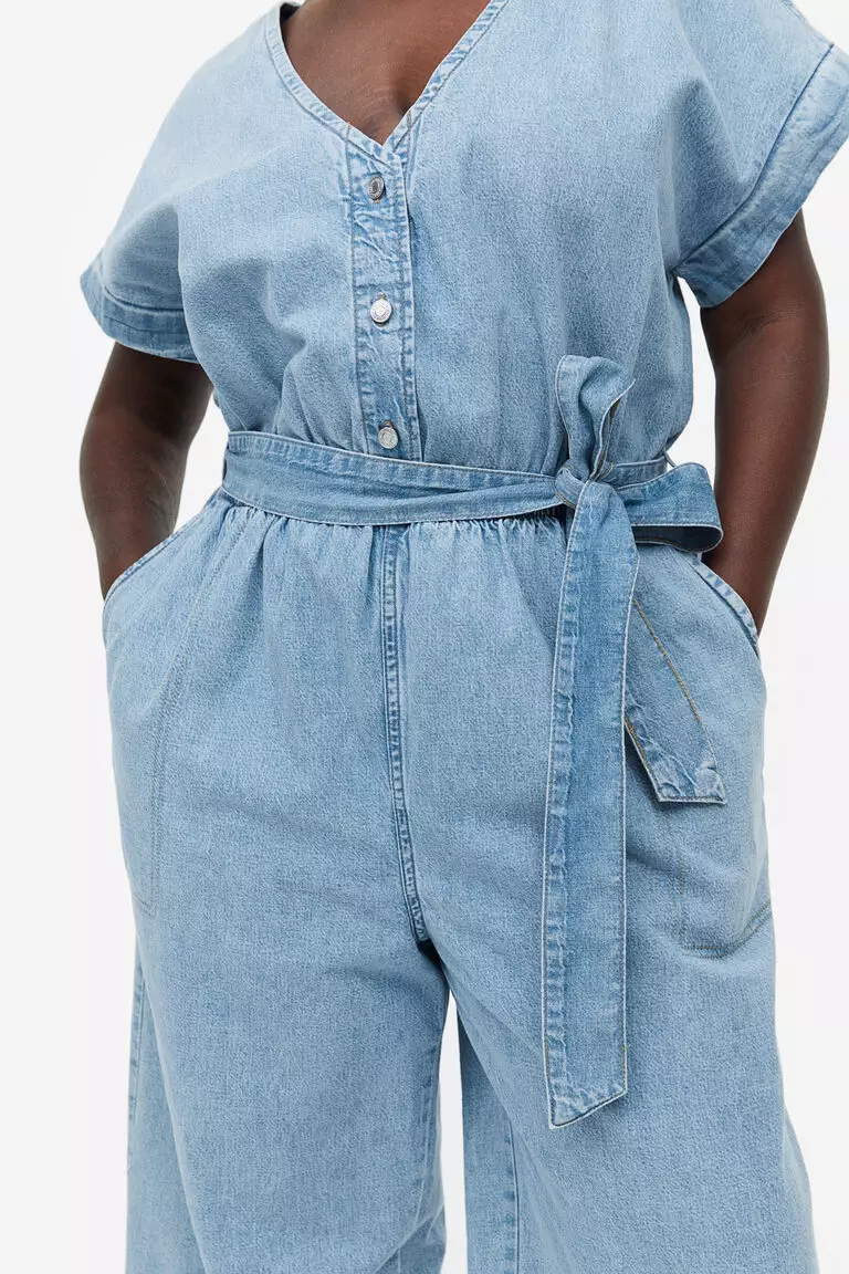 Jean clearance jumpsuit h&m