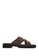 BONIA brown Dark Brown New Basics Heeled Slippers CE45BSHC37C8E0GS_1