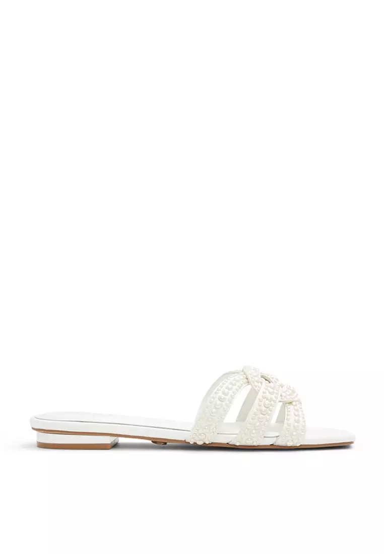 Buy ALDO Lilu Embellished Pearl Sandals 2024 Online ZALORA