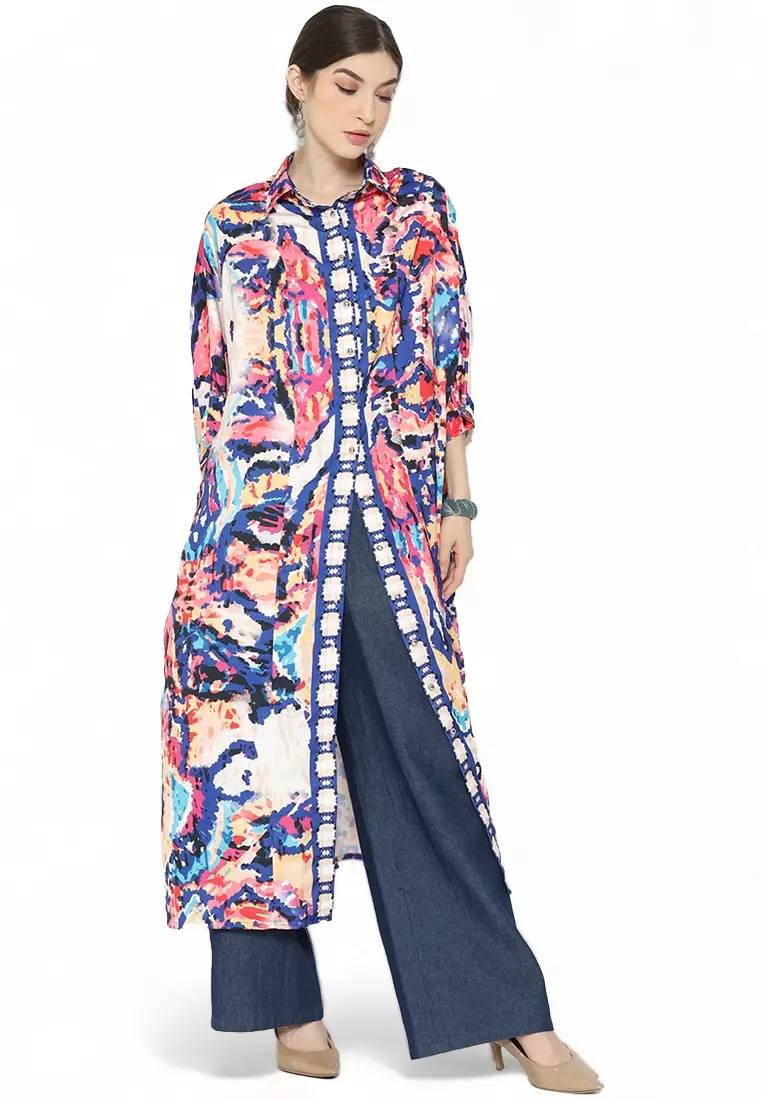 Kanzi Collared Kaftan