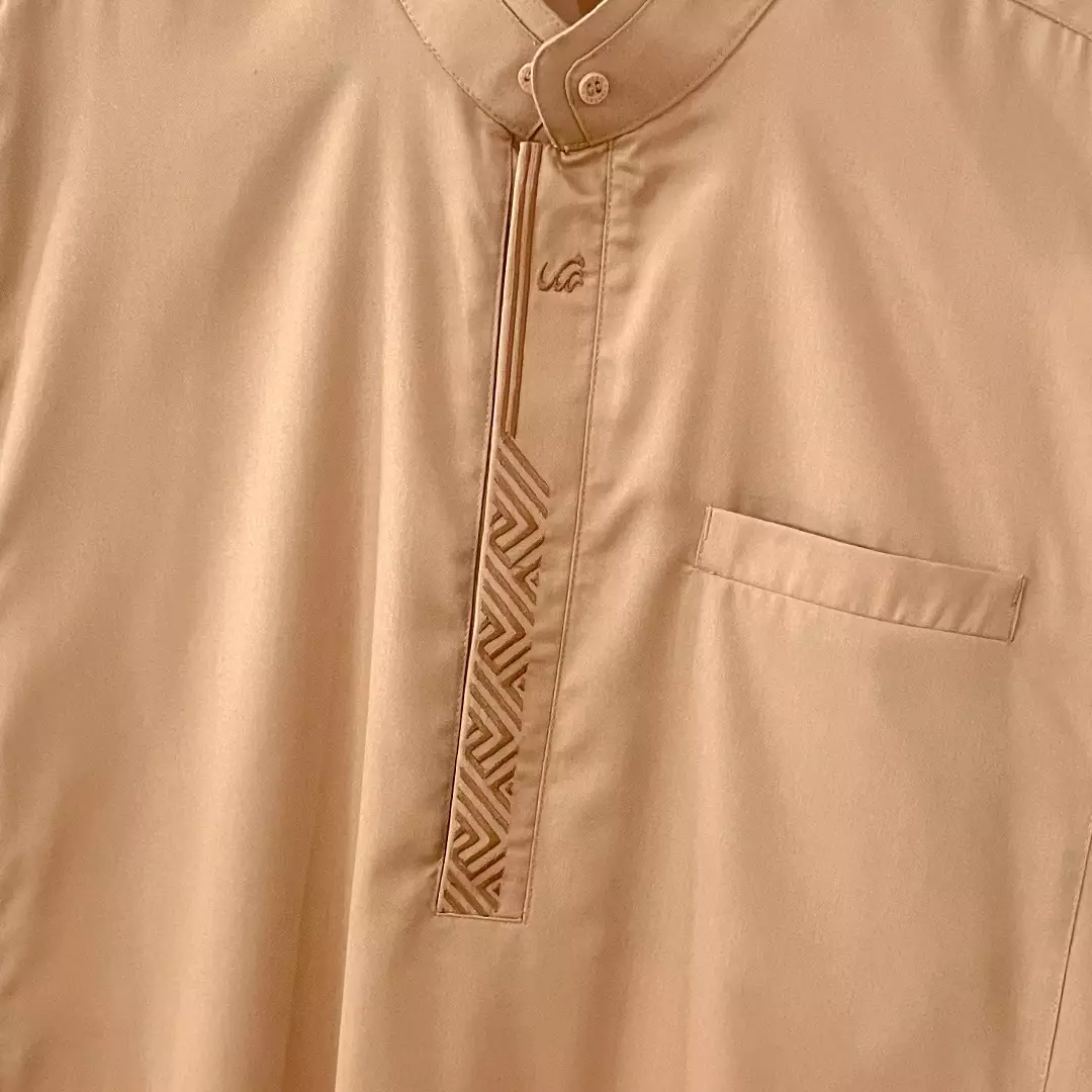 Rabbani - Jubah Koko Muslim Pria Lengan Panjang Dewasa Usqur Exclusive - Khaky