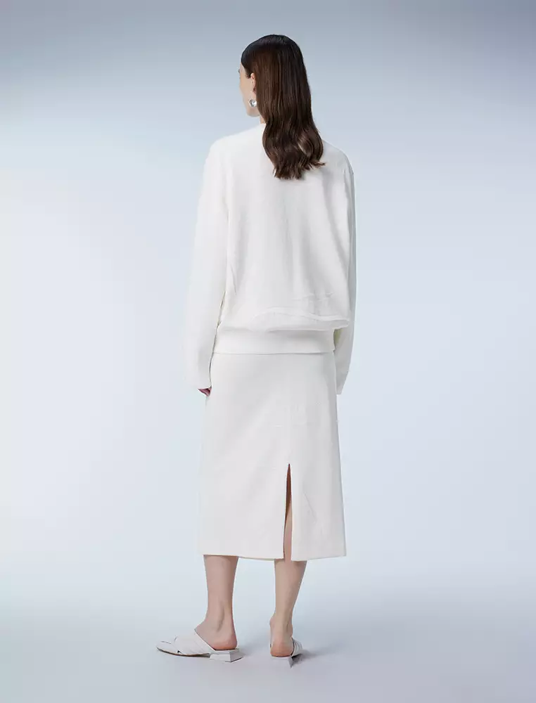   Long Sleeve Pullover Knit Sweater