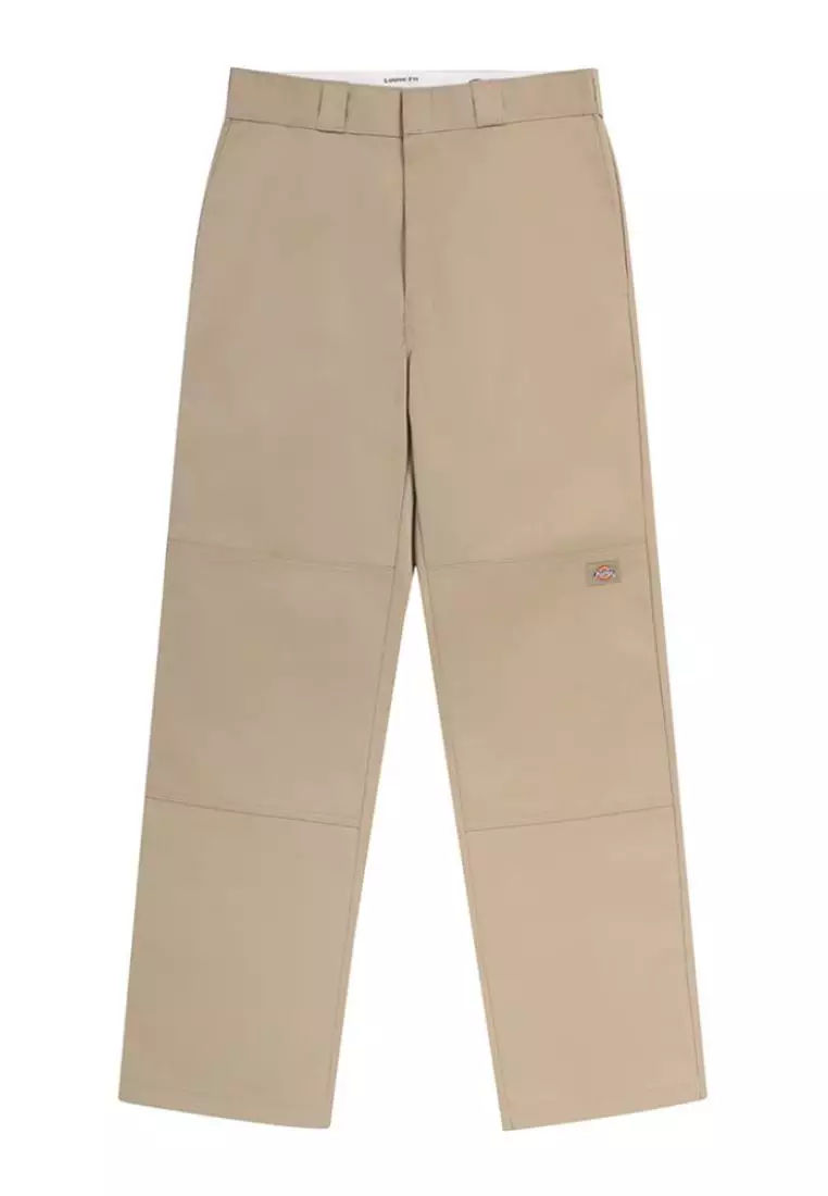 Loose fit double knee dickies pants khaki color style 85283– Destination  Store
