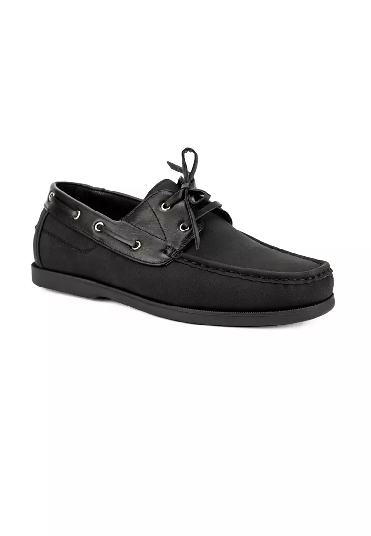 Discount on Mario D' boro Runway  shoes - SKU: Men's Casual Boat Shoes Mw 22772 Black C25 C51