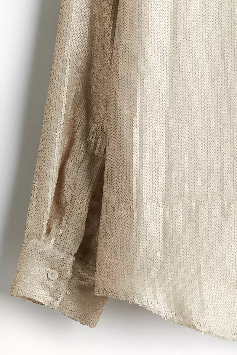 Regular Fit Sequined shirt