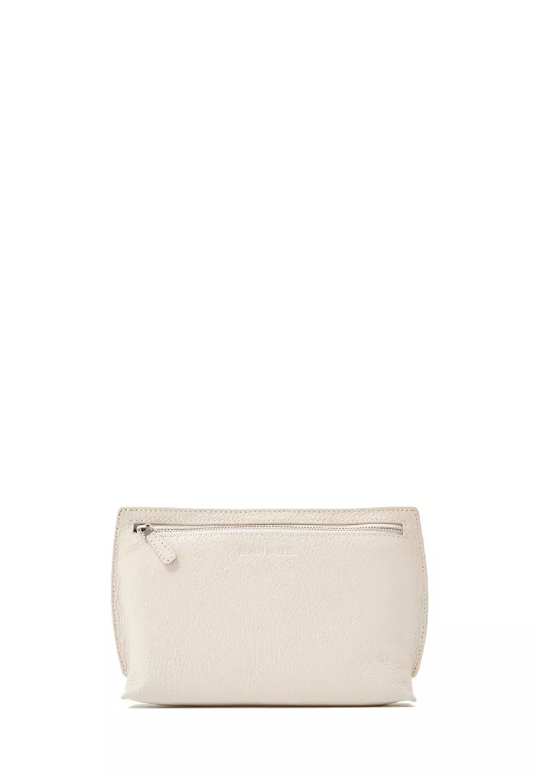 White cheap company purse