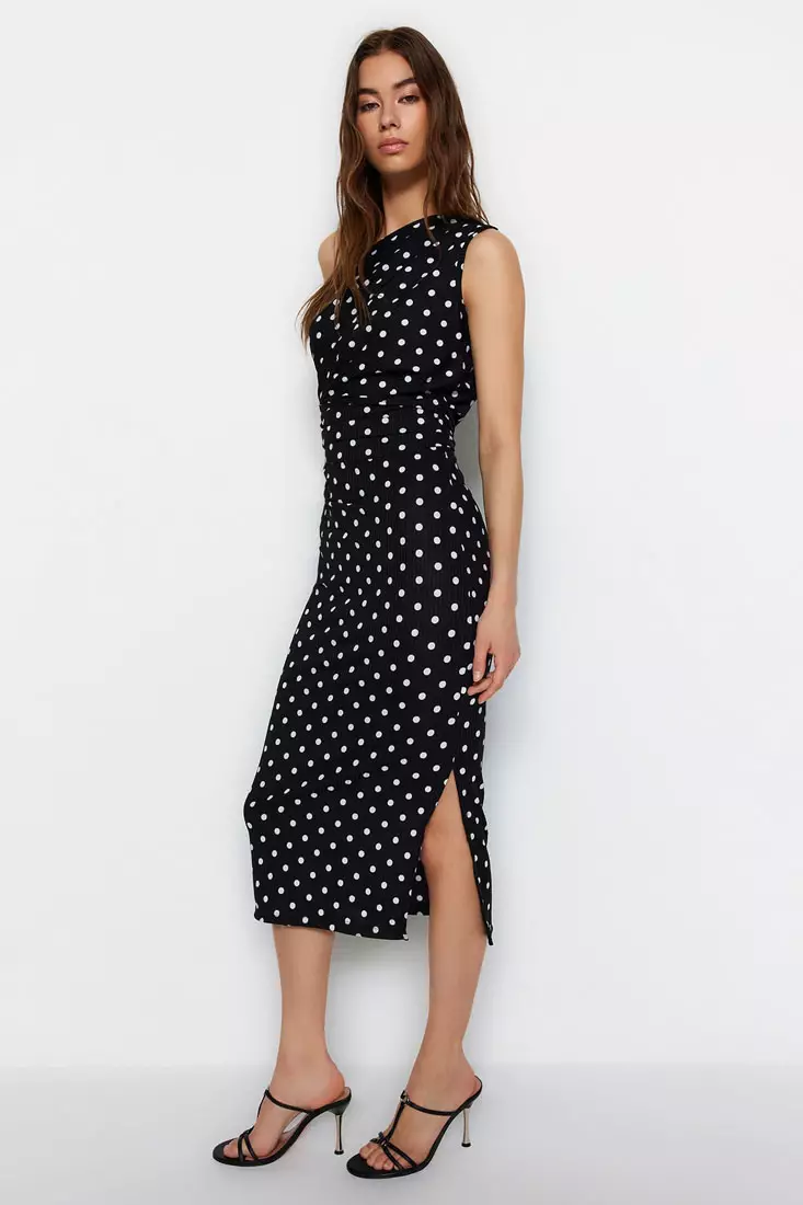 One-Shoulder Draped Dress