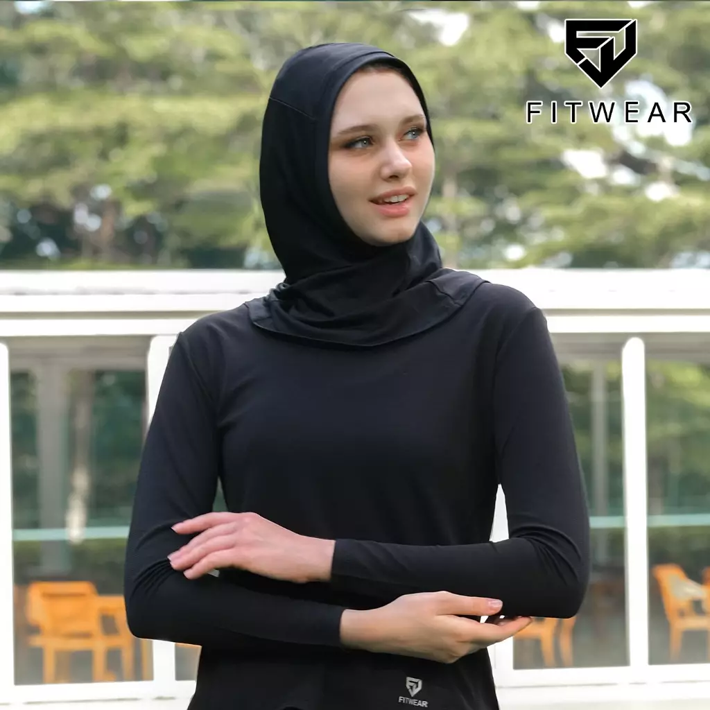 Fitwear Kerudung / Jilbab Olahraga Wanita MARYAM BREATHABLE HIJAB SPORT 