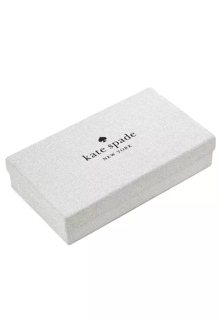 Buy Kate Spade Kate Spade Tinsel Boxed Large Slim Card Holder Black