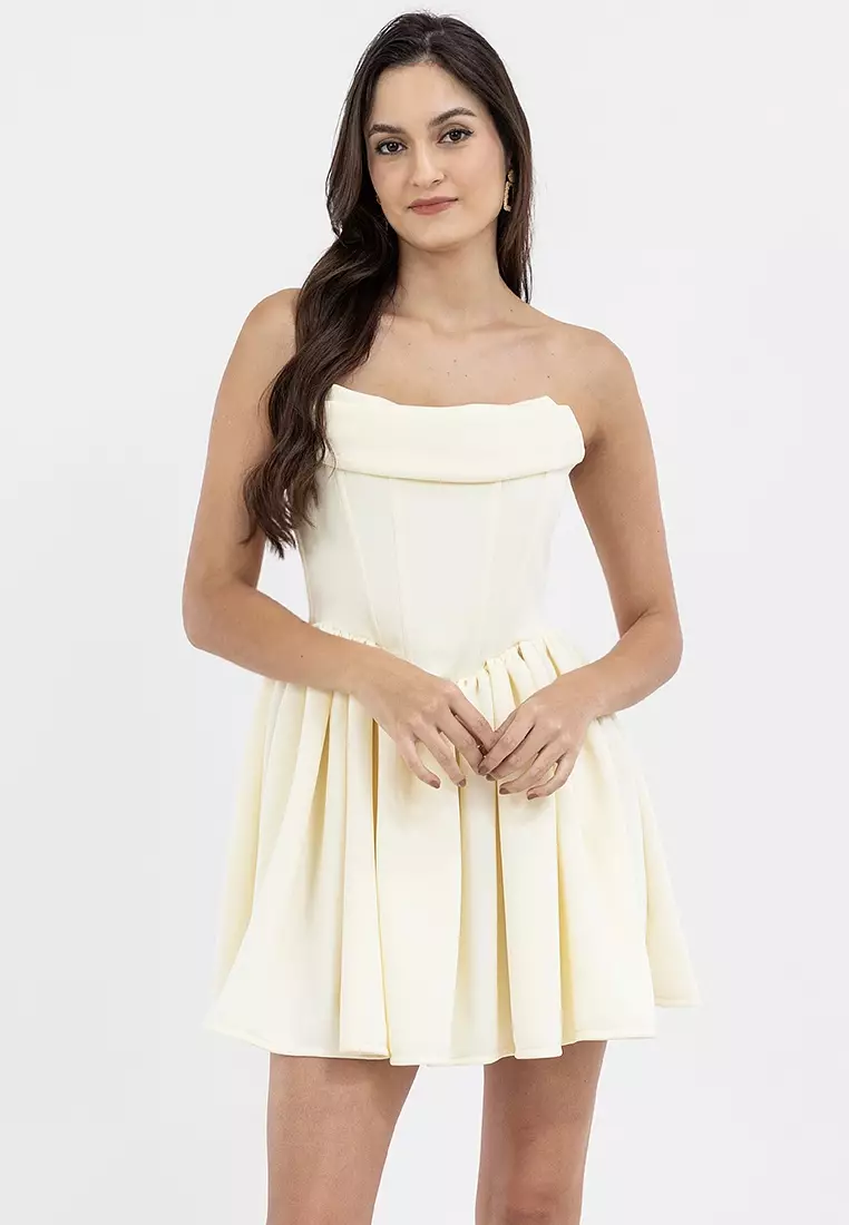 Kayla Strapless Corset Mini Dress