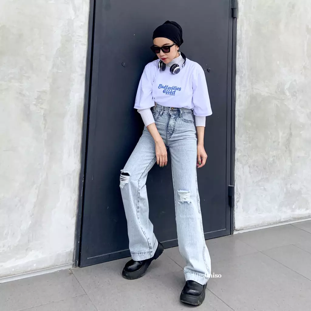 Highwaist Baggy Ripped Jeans 517 MYSTIC GAL