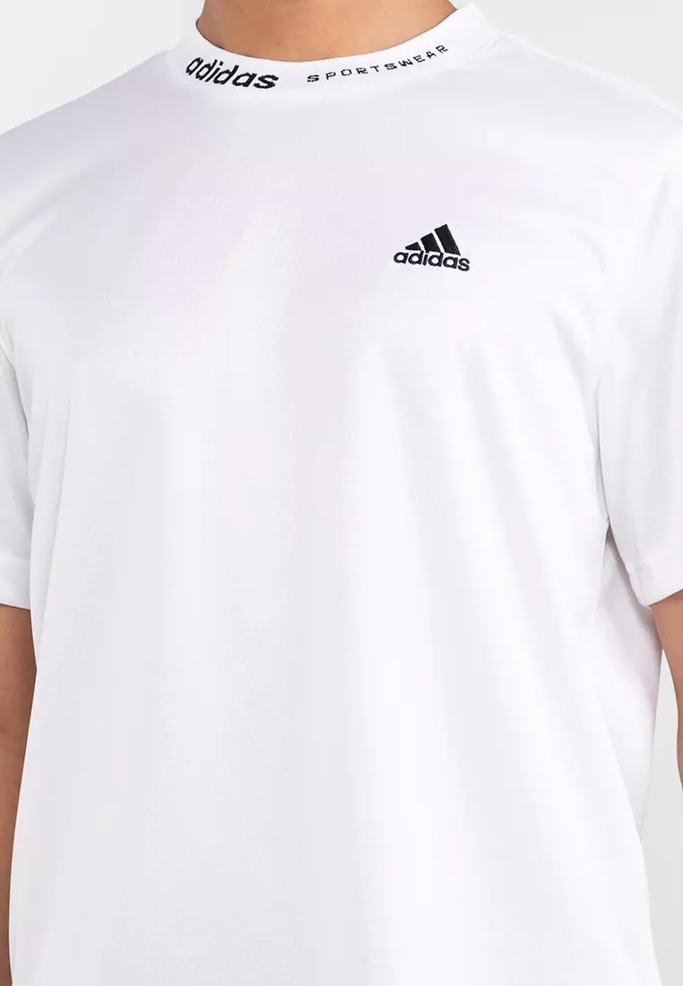 White hot sale mesh adidas