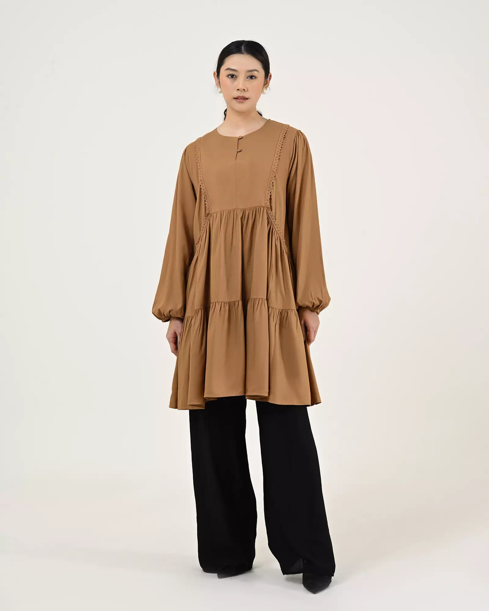 Geulis.id LAVIRA TUNIC - Cinnamon