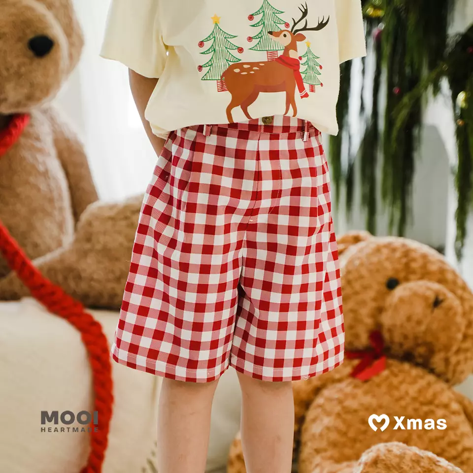 Mooi Celana Pendek Anak Laki-Laki Ezra Pants - Red