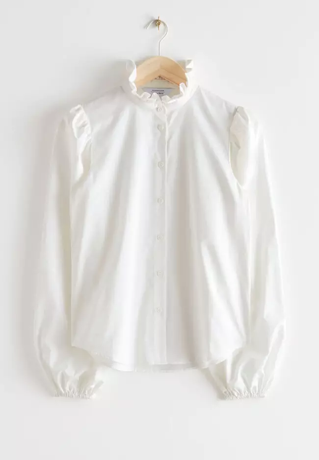 Buy & Other Stories Frill Collar Blouse 2024 Online ZALORA Philippines