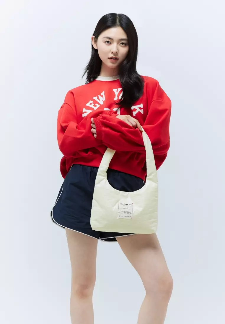 DEW Nylon Shoulder Bag Butter