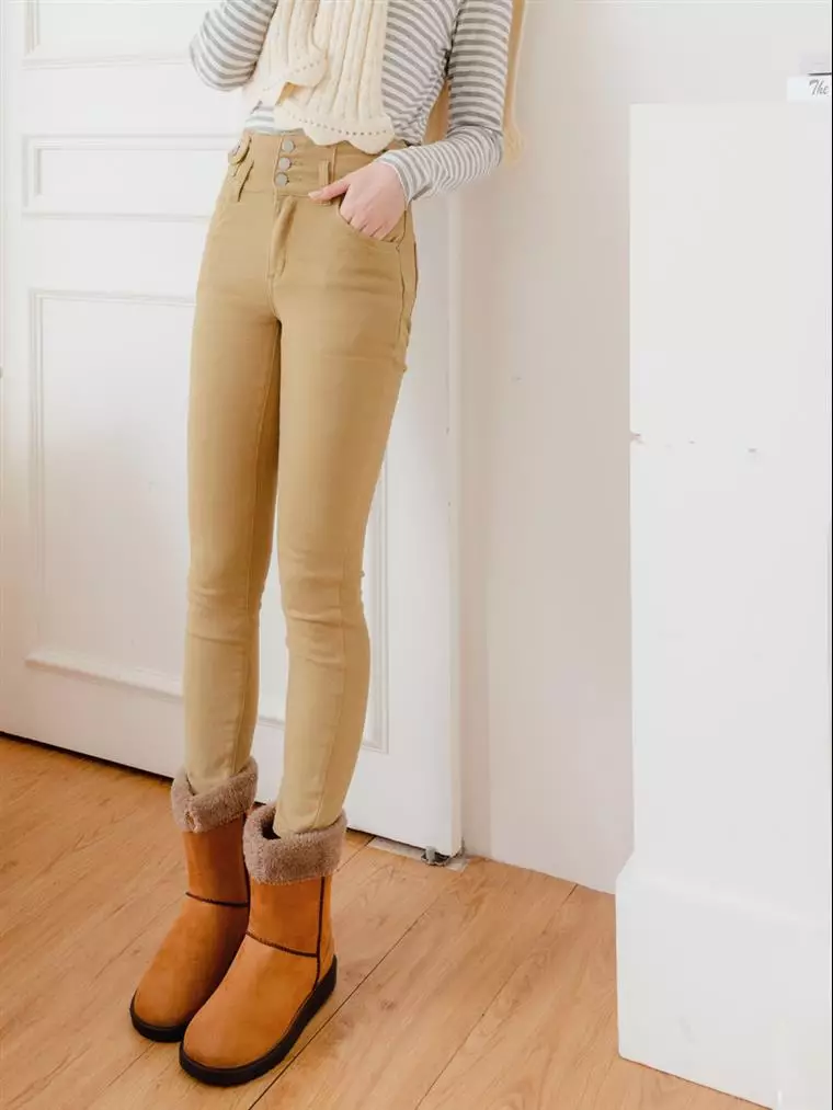 Bled Leggings - Brown - High Waist - Trendyol