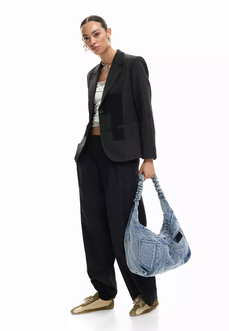DENIM SHOULDER BAG