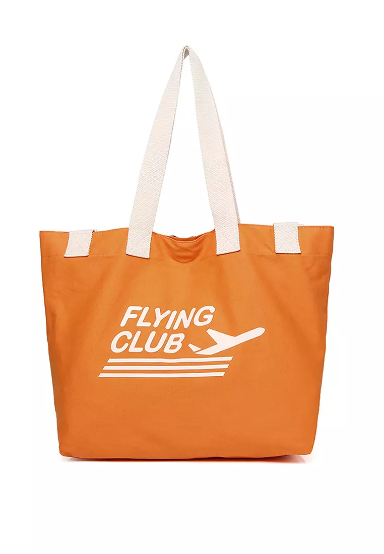 Buy Milliot Flying Club Tote Bag Online ZALORA Malaysia