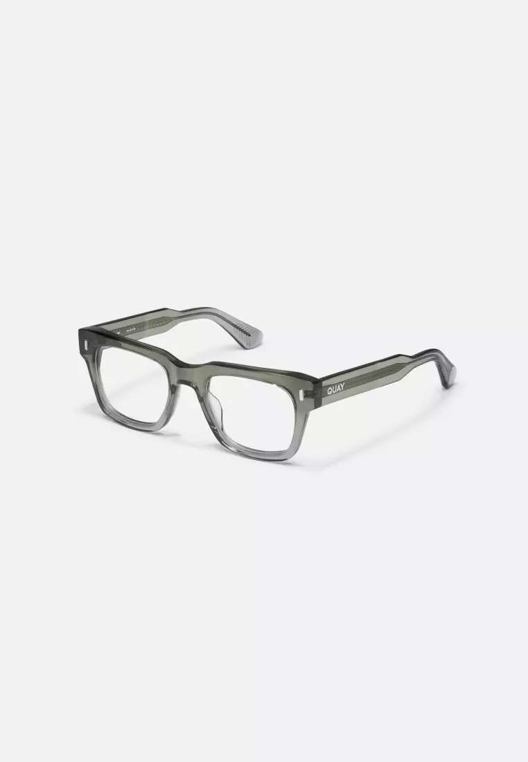 QUAY Exec Optical Eyeglasses - Moss Grey