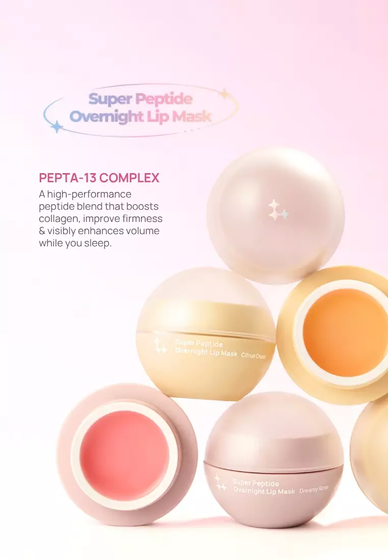 LUMI Super Peptide Overnight Lip Mask - Citrus Crush