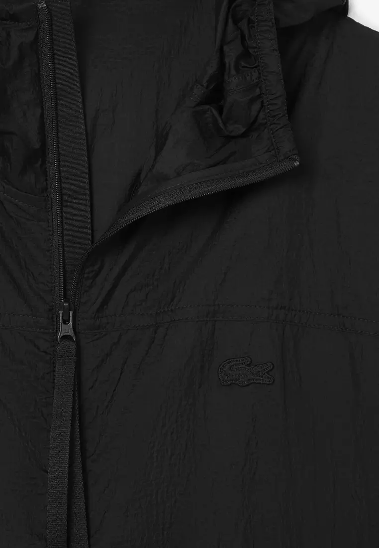 Lightweight Water-Repellent Hooded Jacket