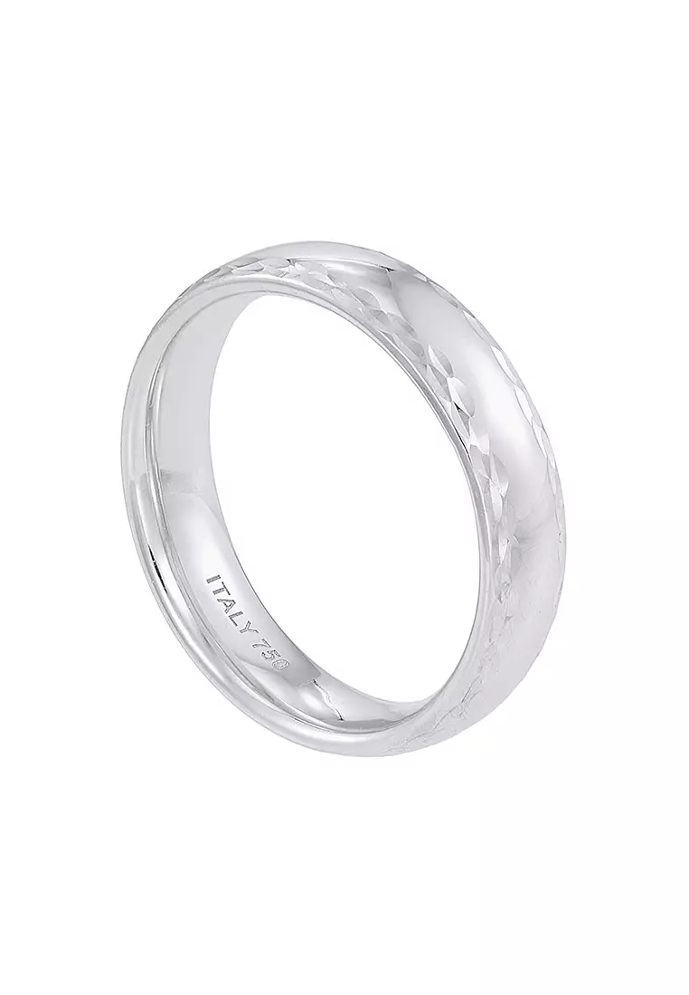 HABIB 750/18K White Gold Ring GRT812-3L