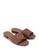 Noveni brown Ring Strap Detail Sandals 10B1ASHA210B24GS_2