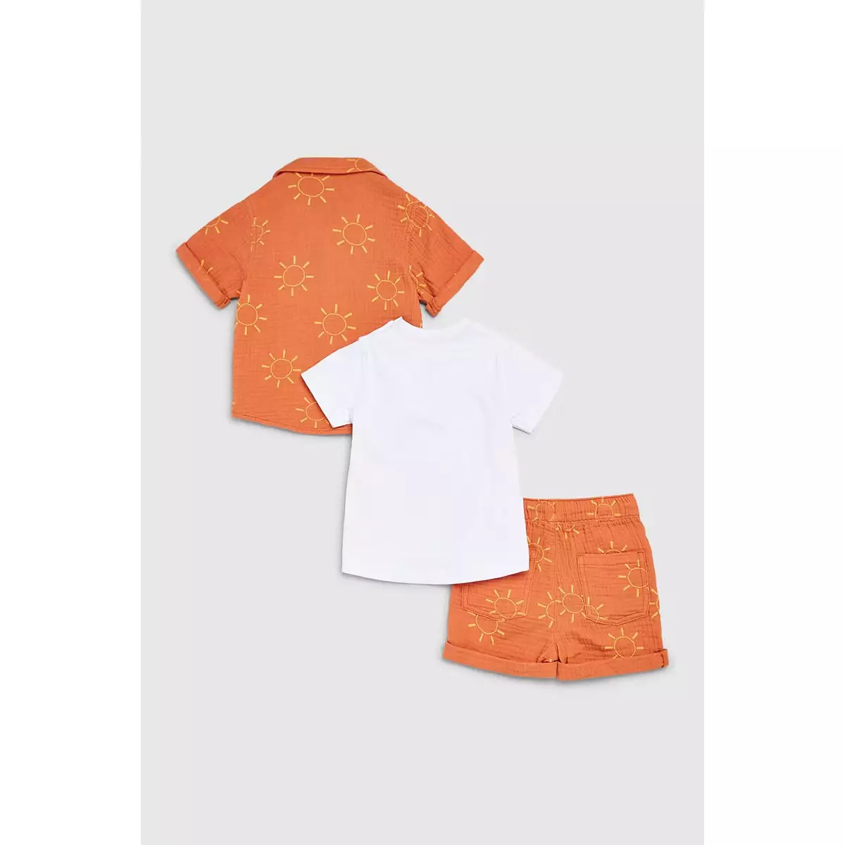 Mothercare Shirt, T-Shirt and Shorts Set - Set Pakaian Bayi Laki-laki (Multi)