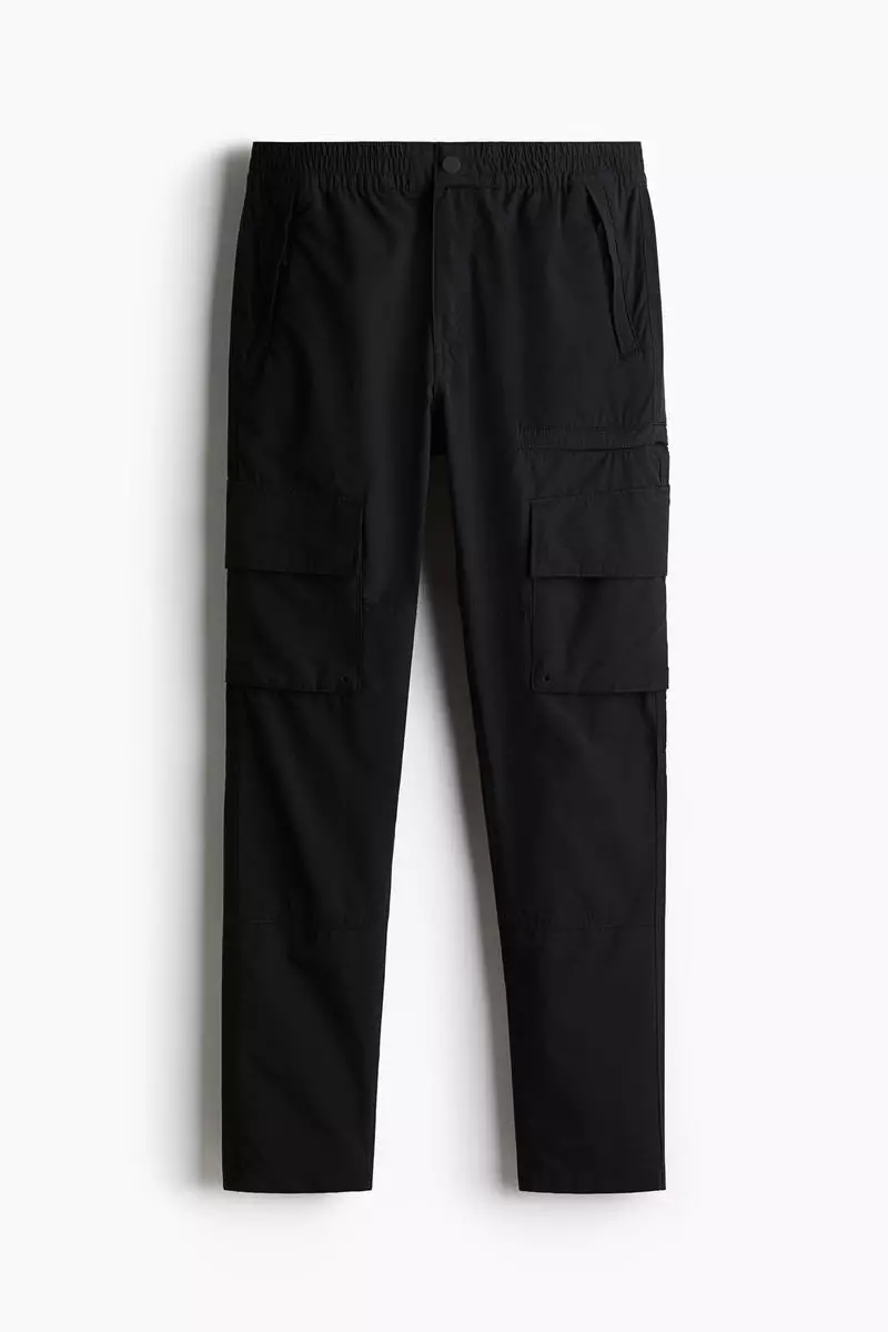 Regular Fit twill cargo trousers
