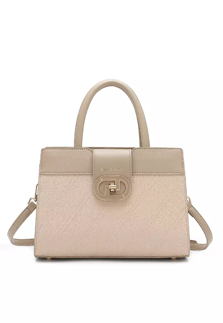 Top Handle Bag / Sling Bag / Crossbody Bag - Khaki
