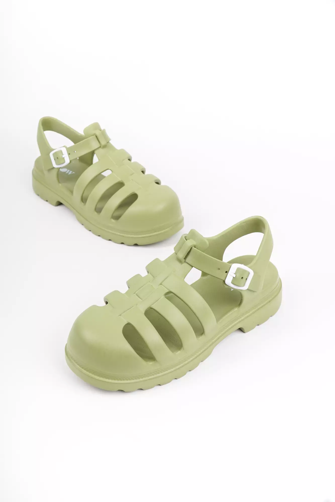 Blow BIRKIN 0009 Keith Chalk Platform Gladiator Eva Phylon Sandal Wanita Tinggi 4cm