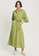 Calli green Gretana Midi Dress 671AEAA3AAB53BGS_1