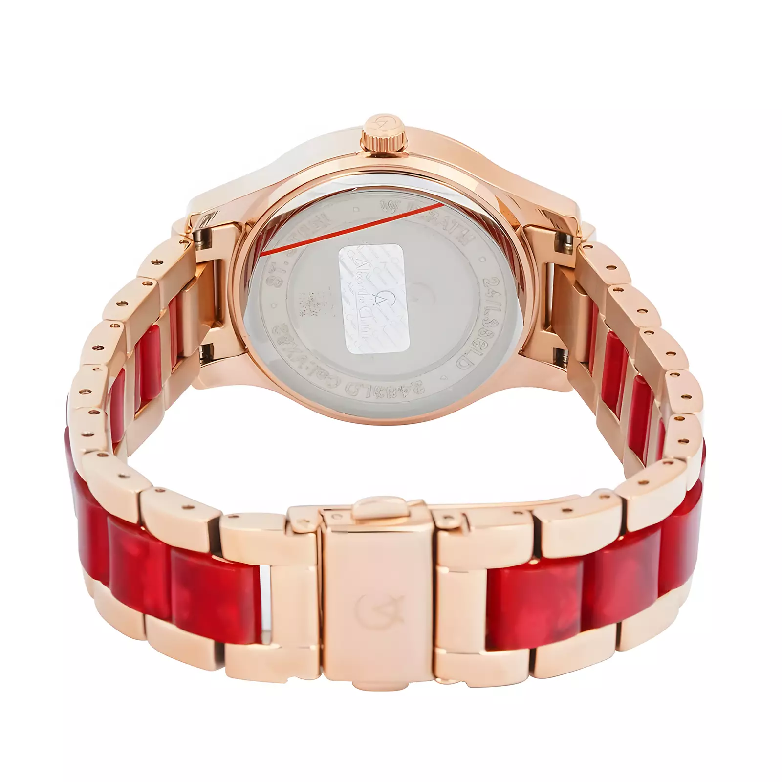 Jam Tangan Analog Wanita - Passion Series - Rose Gold Red - Stainless Steel - 2463 LDBRGRE