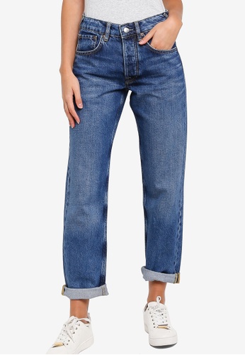 Dua Lipa X Pepe Jeans Collection Brave Relaxed Fit Regular Waist Jeans