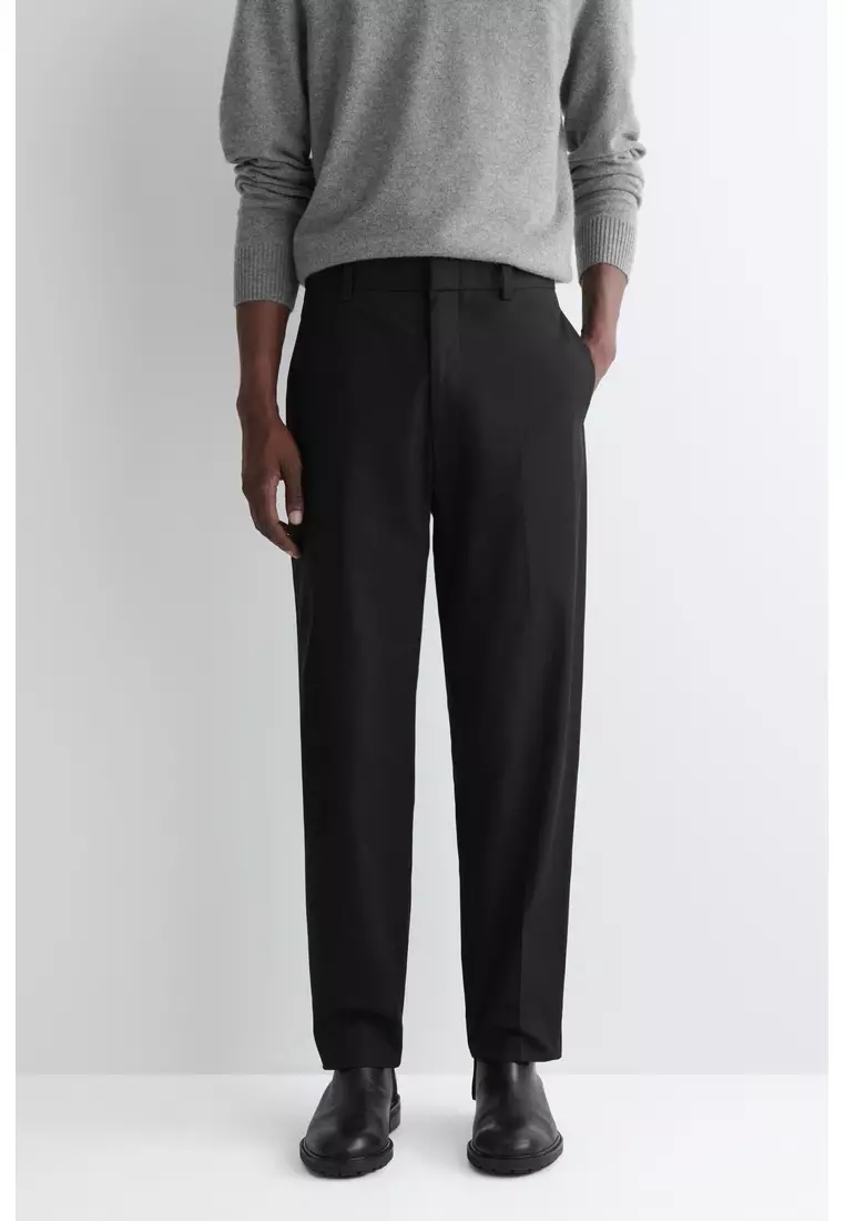 COTTON REGULAR-FIT STRAIGHT-LEG CHINOS