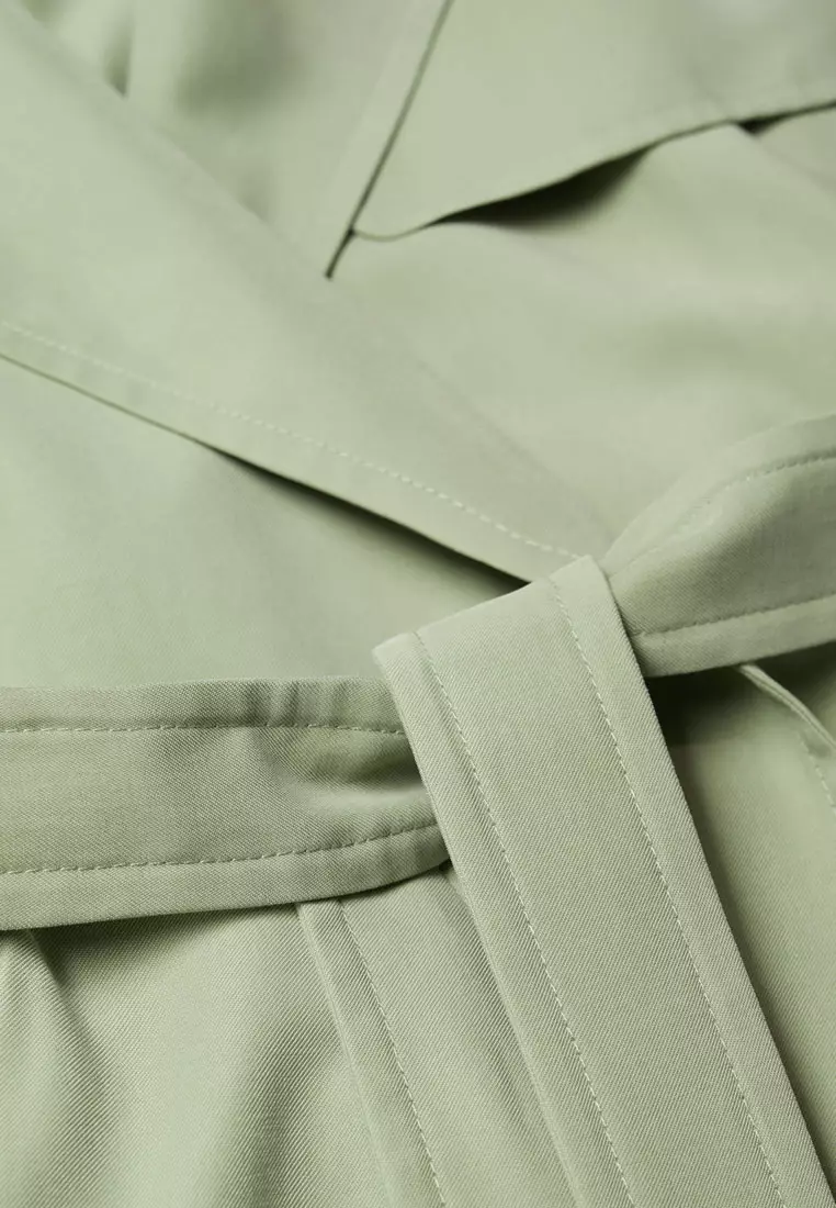 Belt Flowy Trench Coat