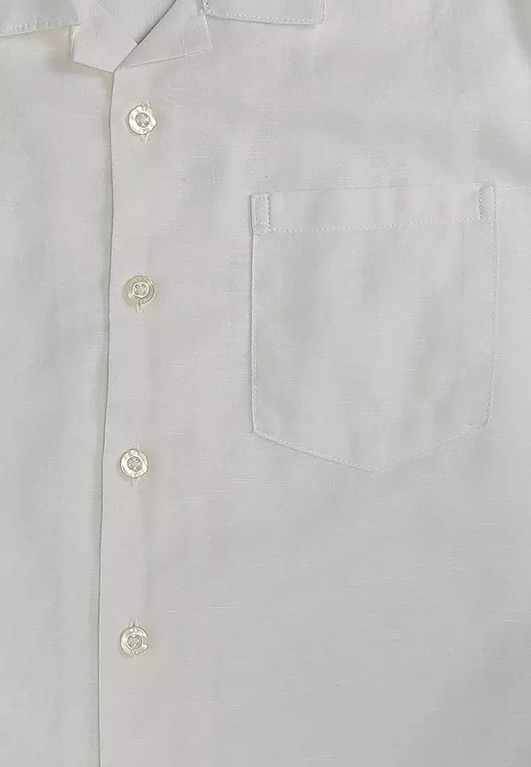 Kids Linen-Cotton Relaxed Vacay Shirt