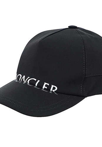 MONCLER black Moncler Baseball Cap in Black 3669BAC133E357GS_1