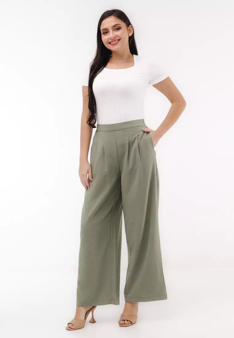 Wide Leg Trousers