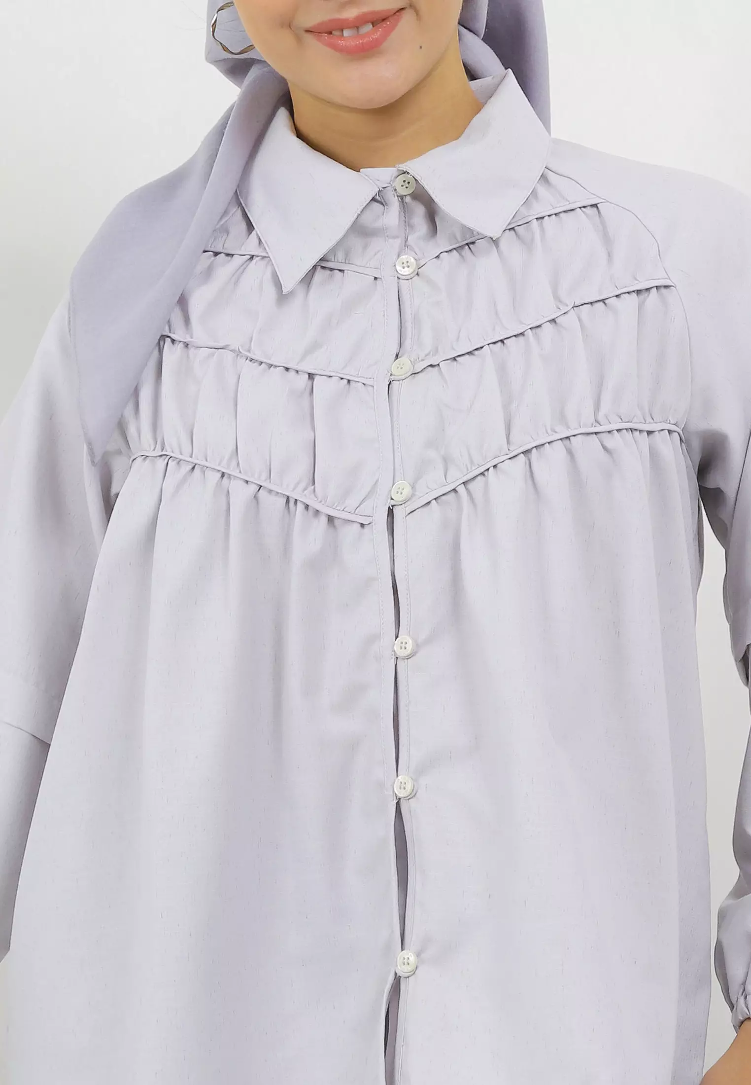 MFMW Sulastri Atasan Blouse Grey