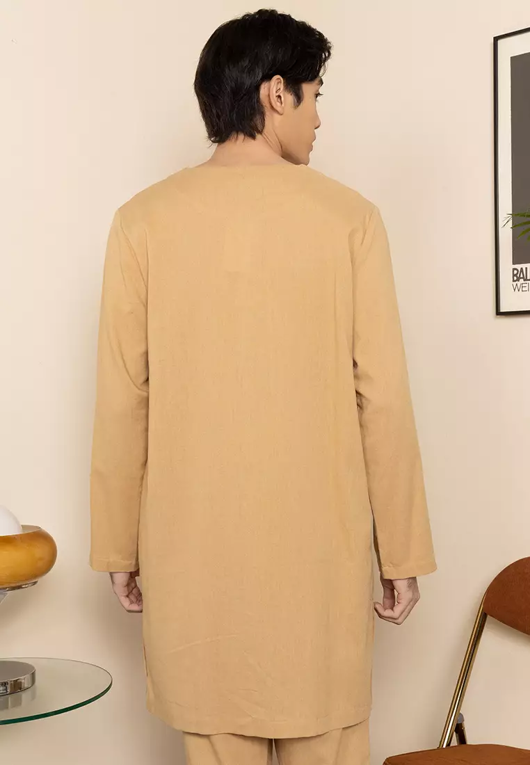 Linen Solid Kurta Top