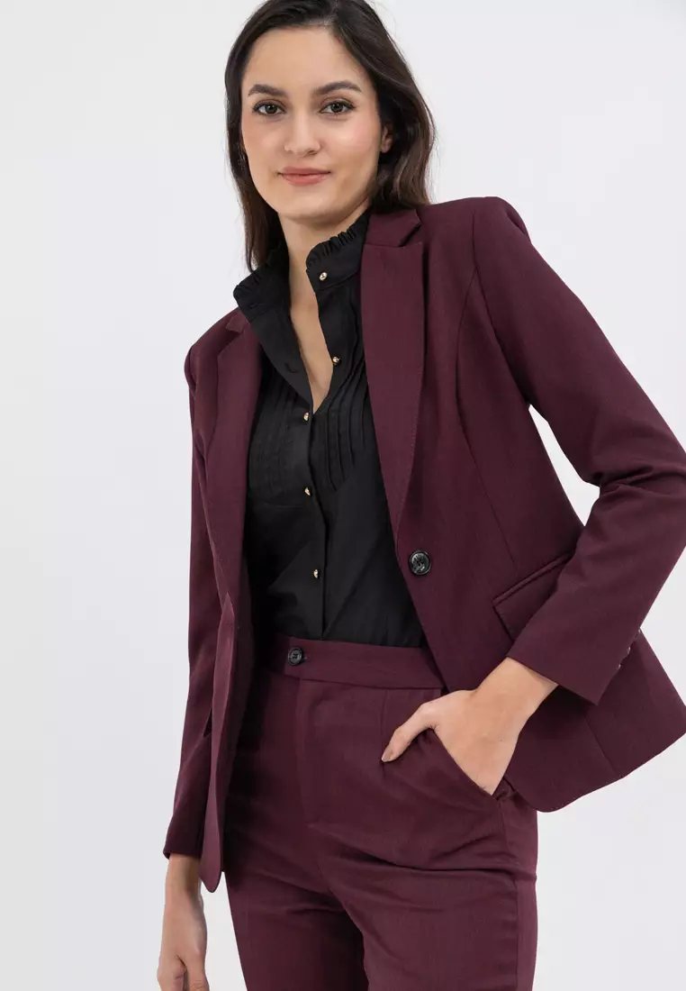 Tailored Suit Blazer with Pants