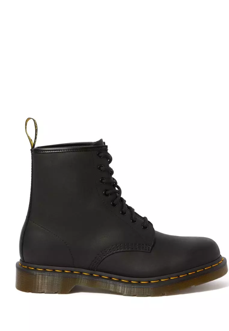 1460 GREASY LEATHER LACE UP BOOTS