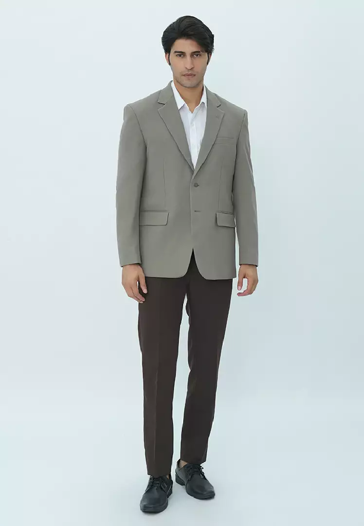 Johnwin - Jas - Formal Suit - Patch Lengan - Beige - FSU.992.221.124.C