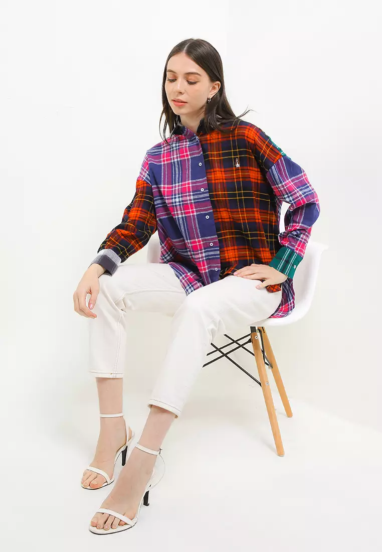 Magreli Combination Flannel Shirt