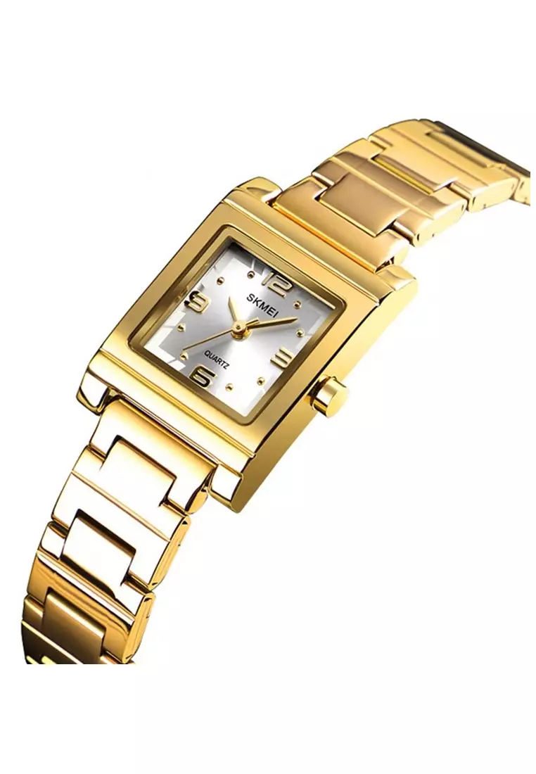 Jam Tangan Fashion Wanita Waterproof 30m Strap Tali Material Stainless Steel RW17 ORIGINAL